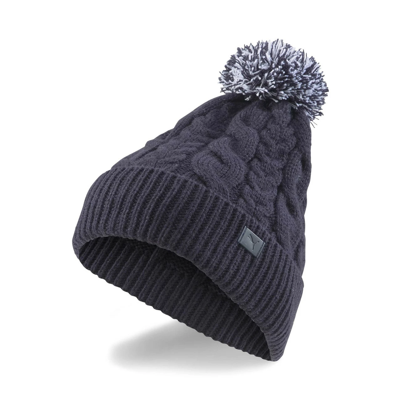 PUMA Golf Puma Womens Cable Pom Beanie - Image 5