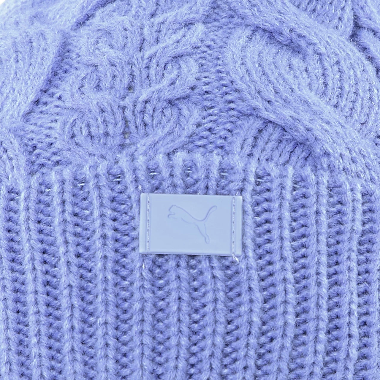 PUMA Golf Puma Womens Cable Pom Beanie - Image 4