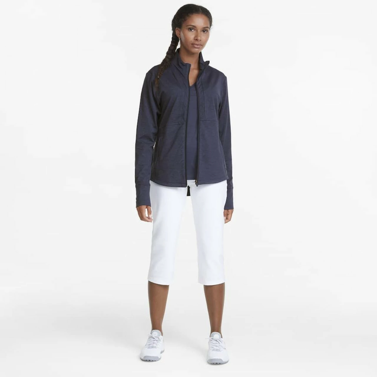 PUMA Golf Puma Womens Cloudspun Bloom Crewneck - Image 5