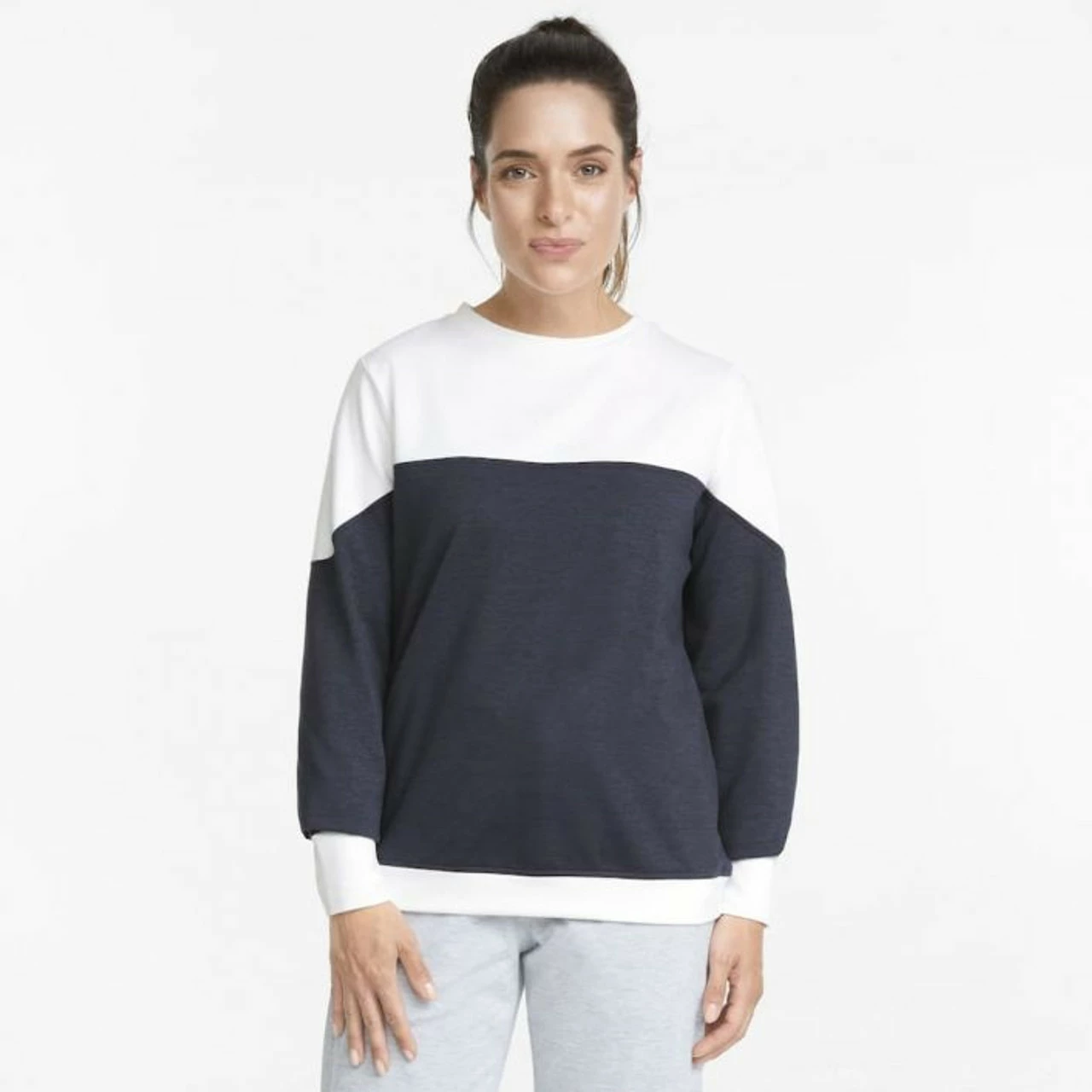 PUMA Golf Puma Womens Cloudspun Bloom Crewneck