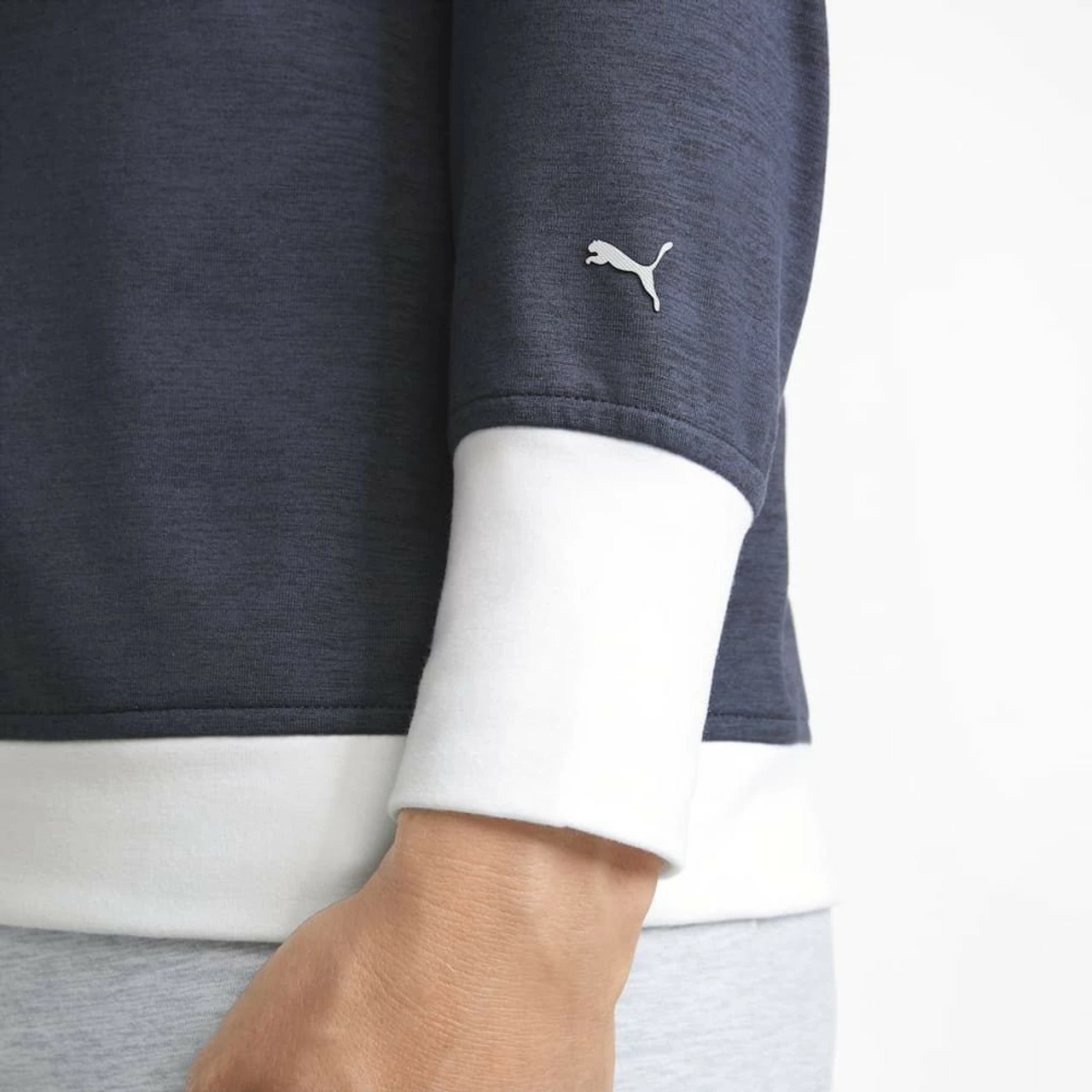 PUMA Golf Puma Womens Cloudspun Bloom Crewneck - Image 4