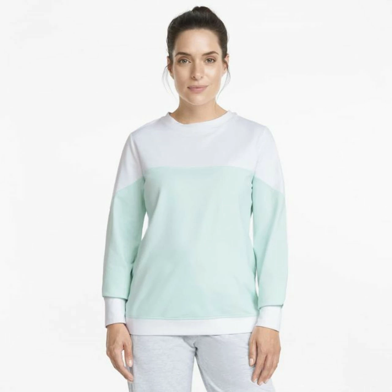 PUMA Golf Puma Womens Cloudspun Bloom Crewneck - Image 26
