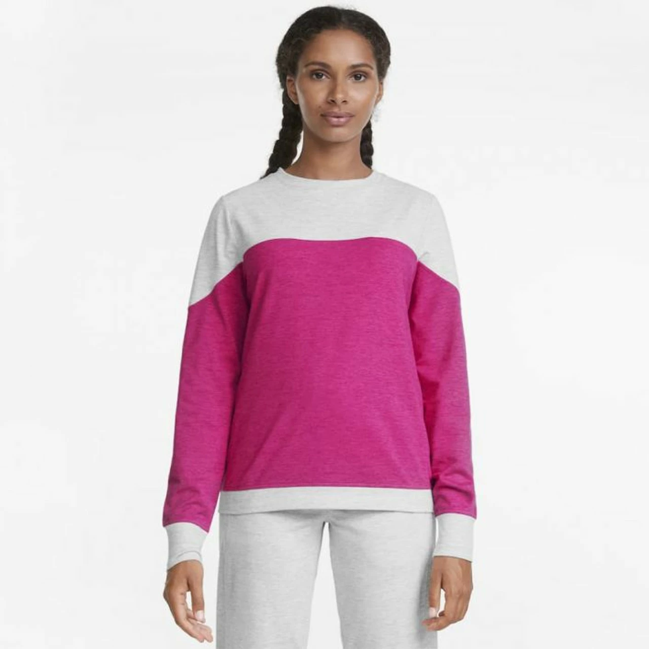 PUMA Golf Puma Womens Cloudspun Bloom Crewneck - Image 29