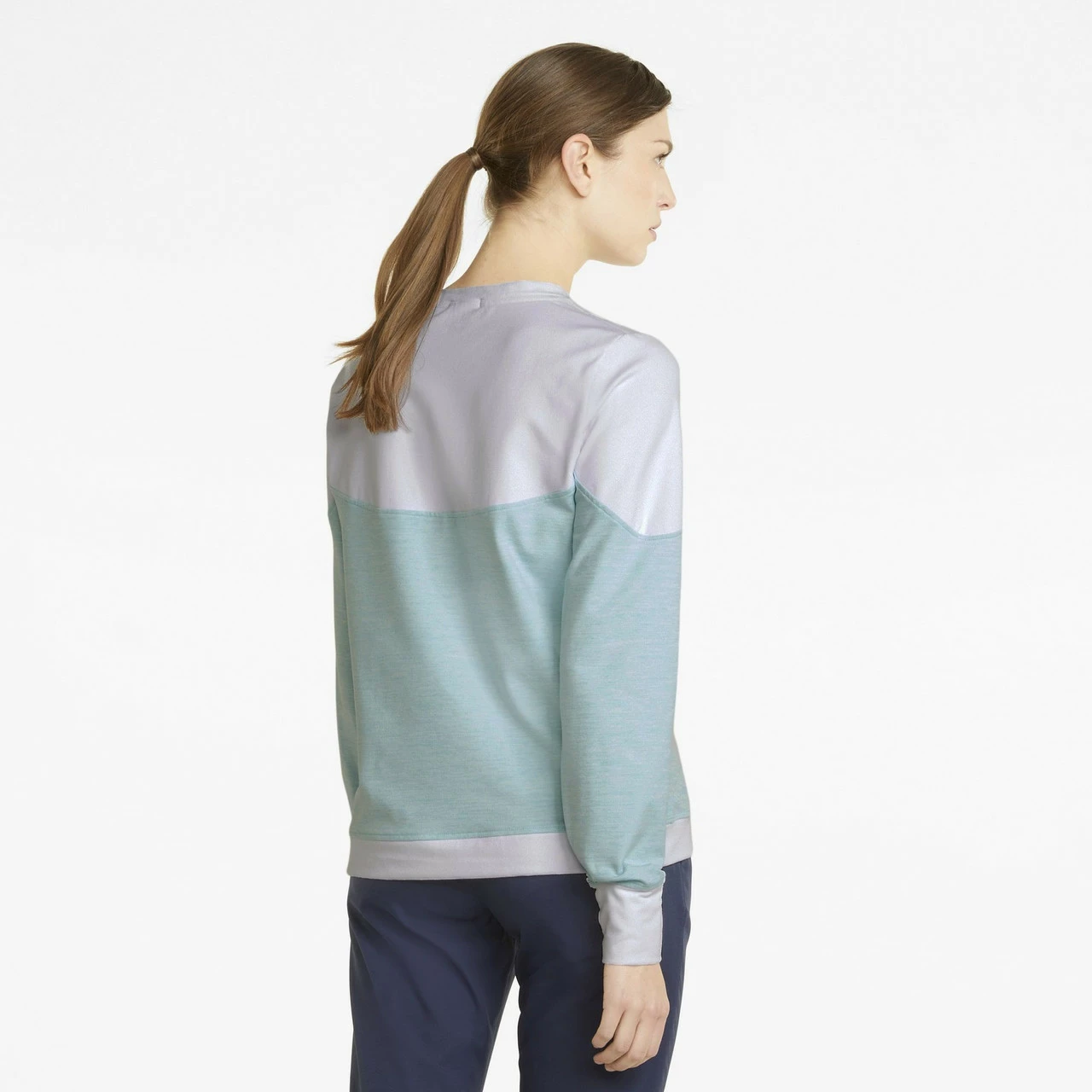 PUMA Golf Puma Womens Cloudspun Bloom Crewneck - Image 36