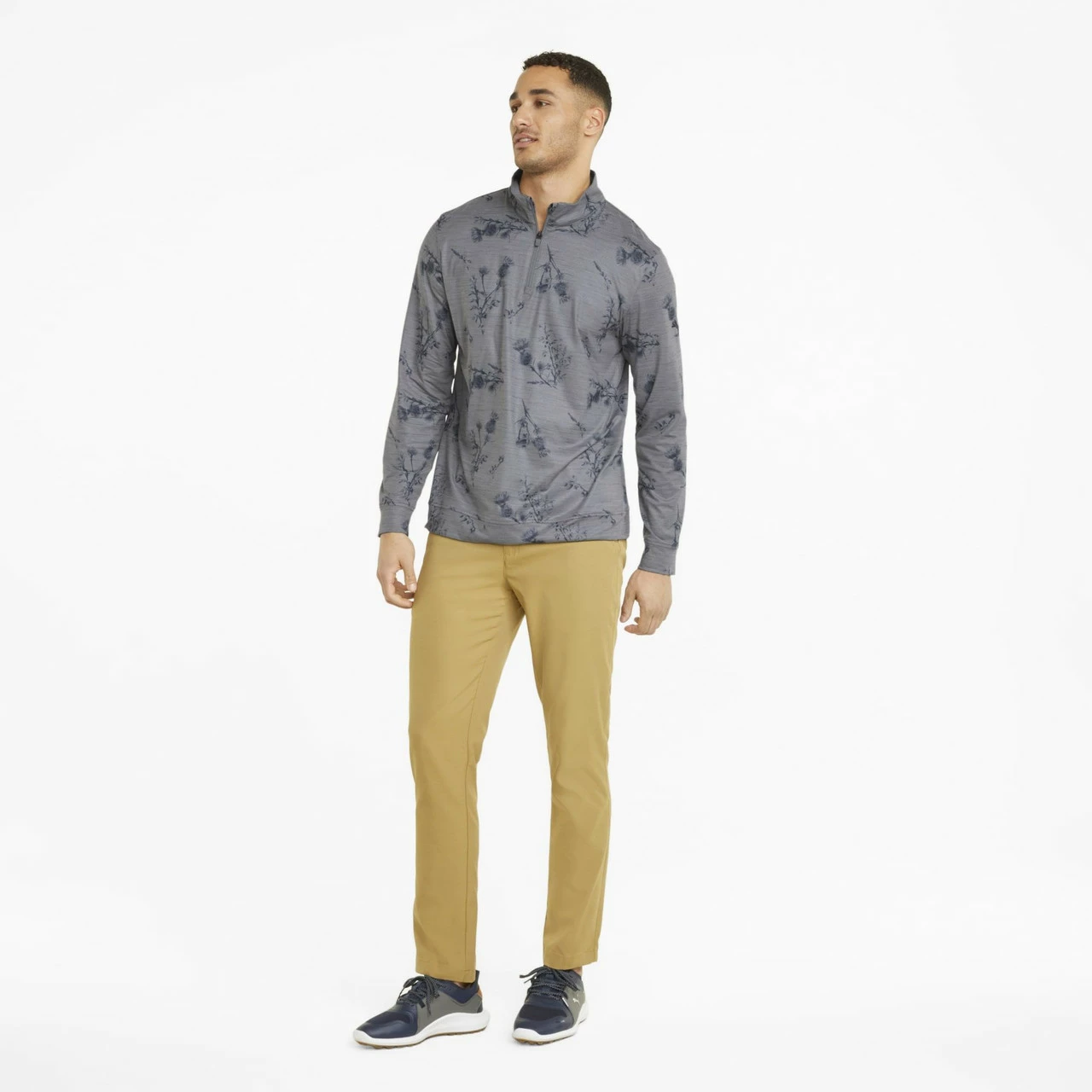 PUMA Golf Puma Cloudspun Lowlands 1/4 Zip - Image 4