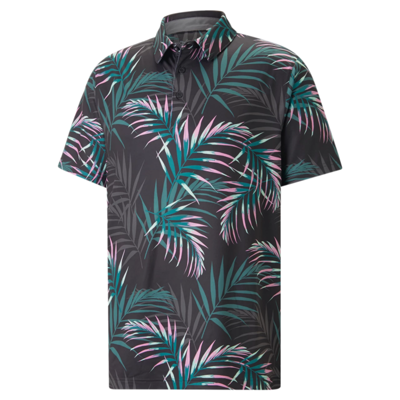 PUMA Golf Puma Cloudspun Palm Leaves Polo