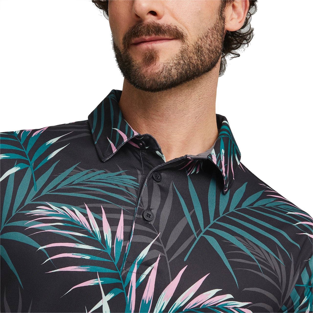 PUMA Golf Puma Cloudspun Palm Leaves Polo - Image 4