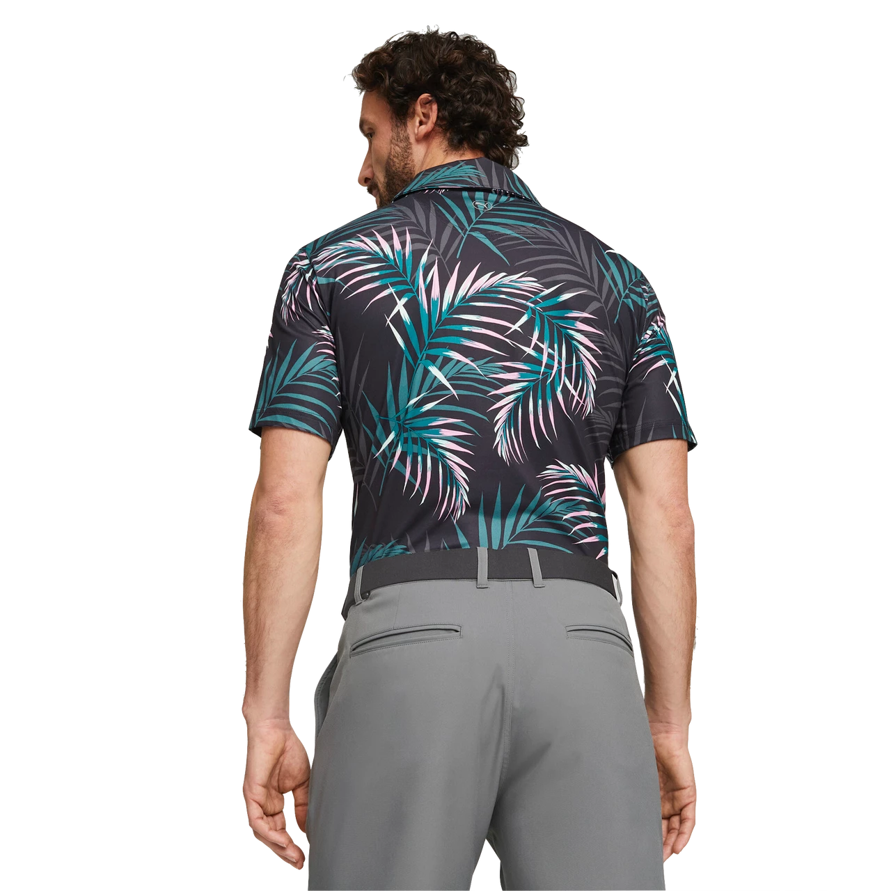 PUMA Golf Puma Cloudspun Palm Leaves Polo - Image 3
