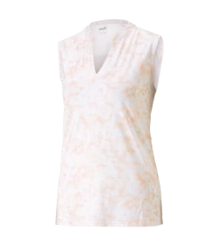 PUMA Golf Puma Womens MATTR Stillwater Sleeveless Polo
