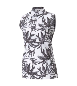 PUMA Golf Puma Womens Palm Sleeveless Polo