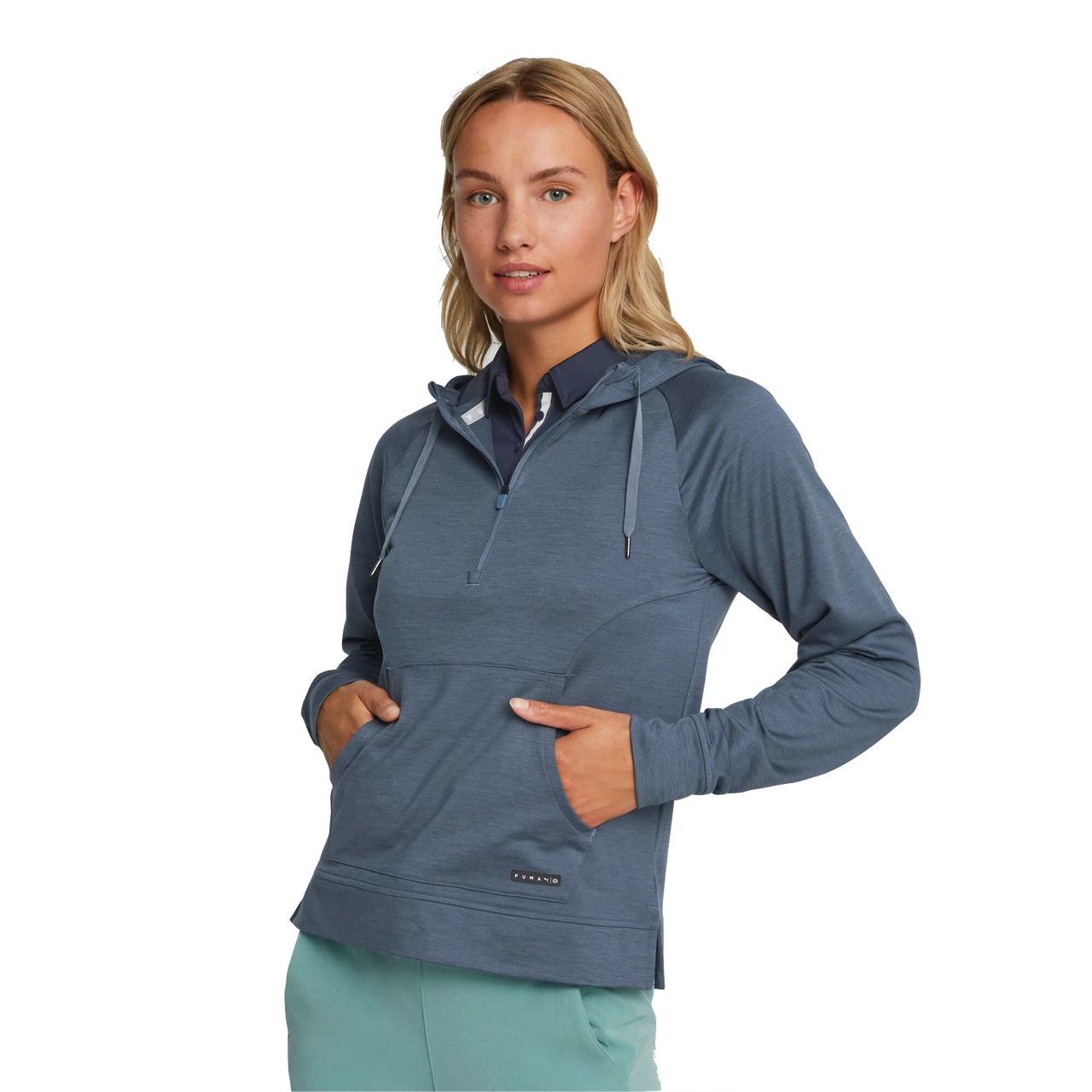 PUMA Golf Puma Womens Hooded Cloudspun 1/4 Zip - Image 2