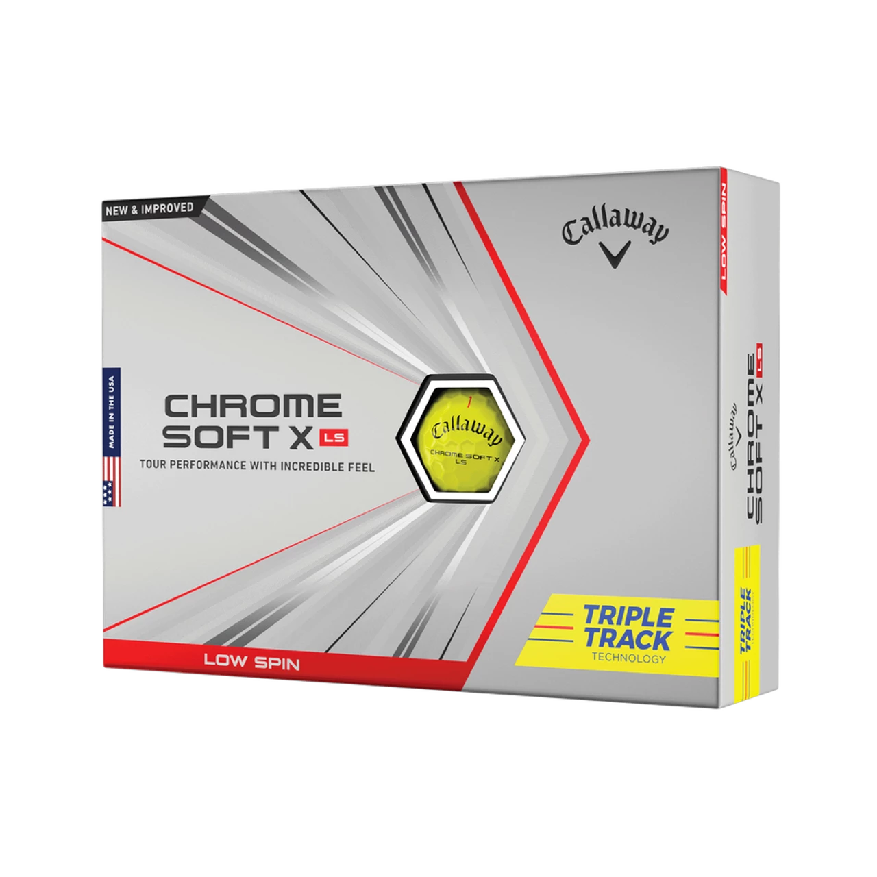Callaway Chrome Soft X LS Triple Track Dozen Golf Balls - Image 5