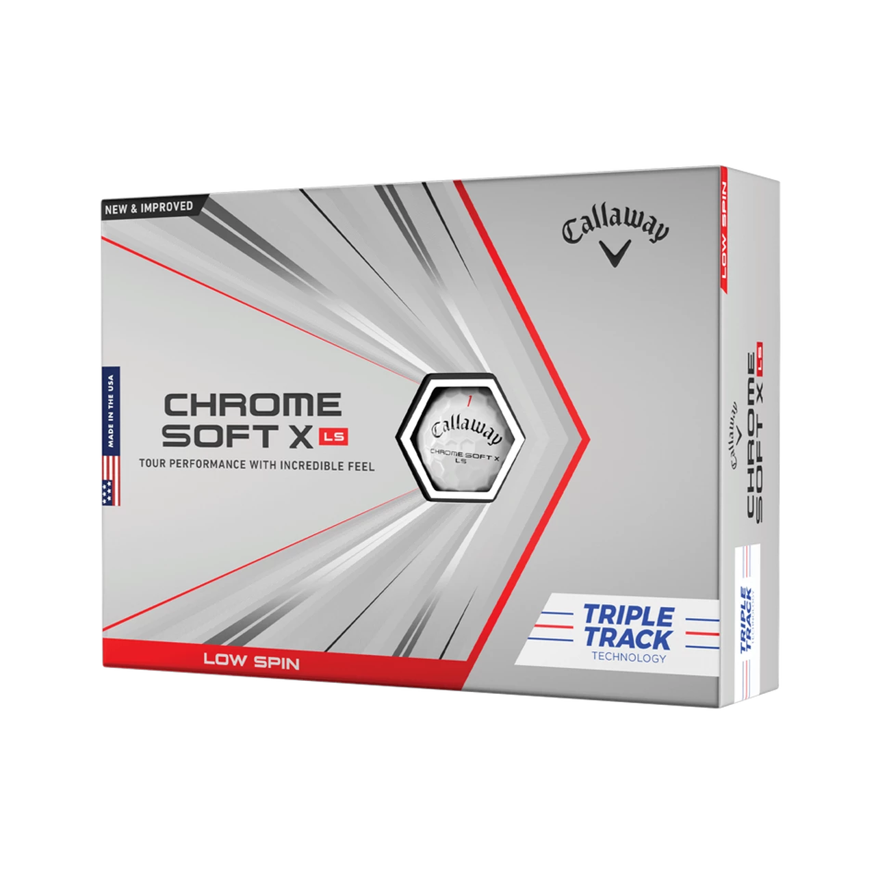 Callaway Chrome Soft X LS Triple Track Dozen Golf Balls