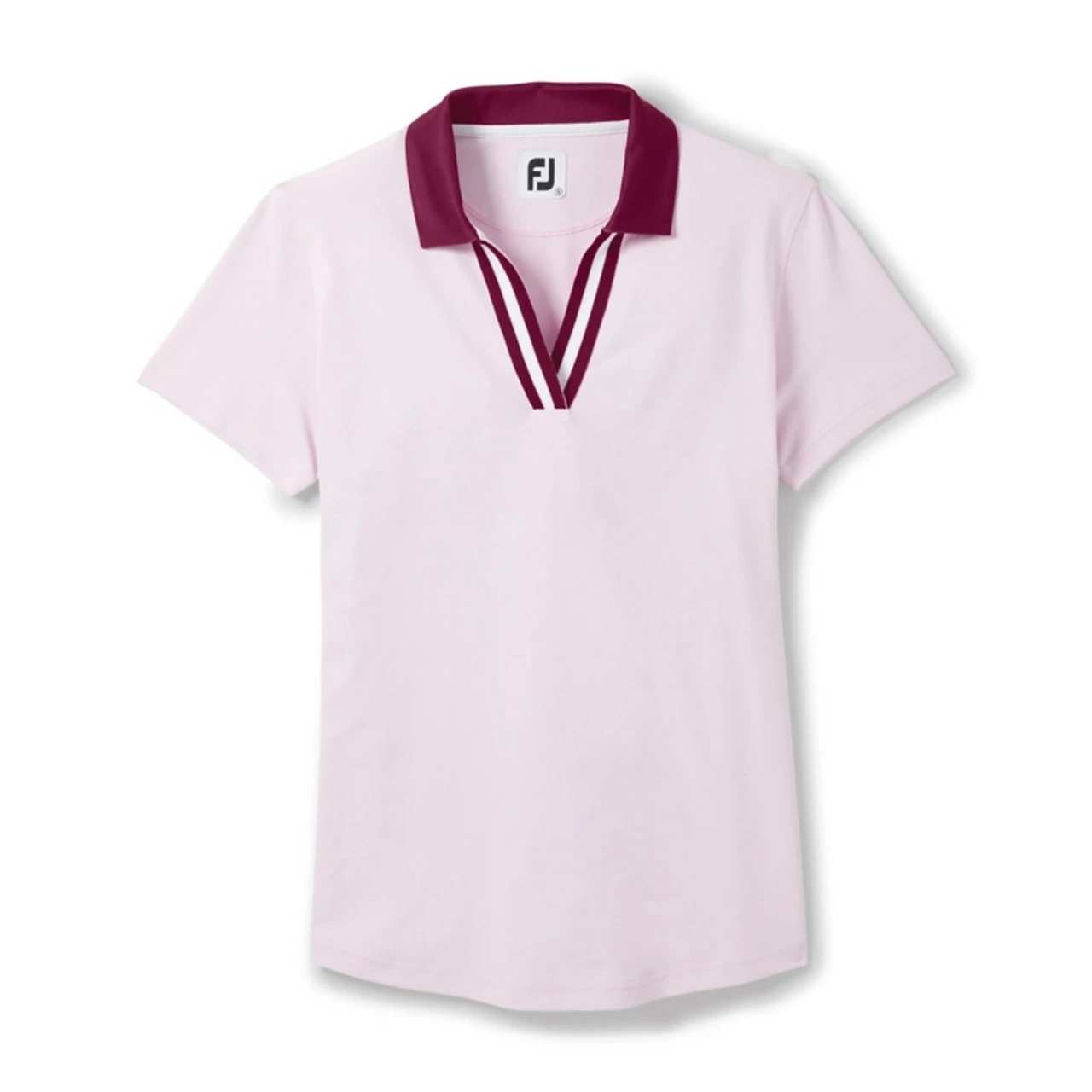 FootJoy Golf FootJoy Womens SS Stripe Ribbon Trim Shirt - Image 10