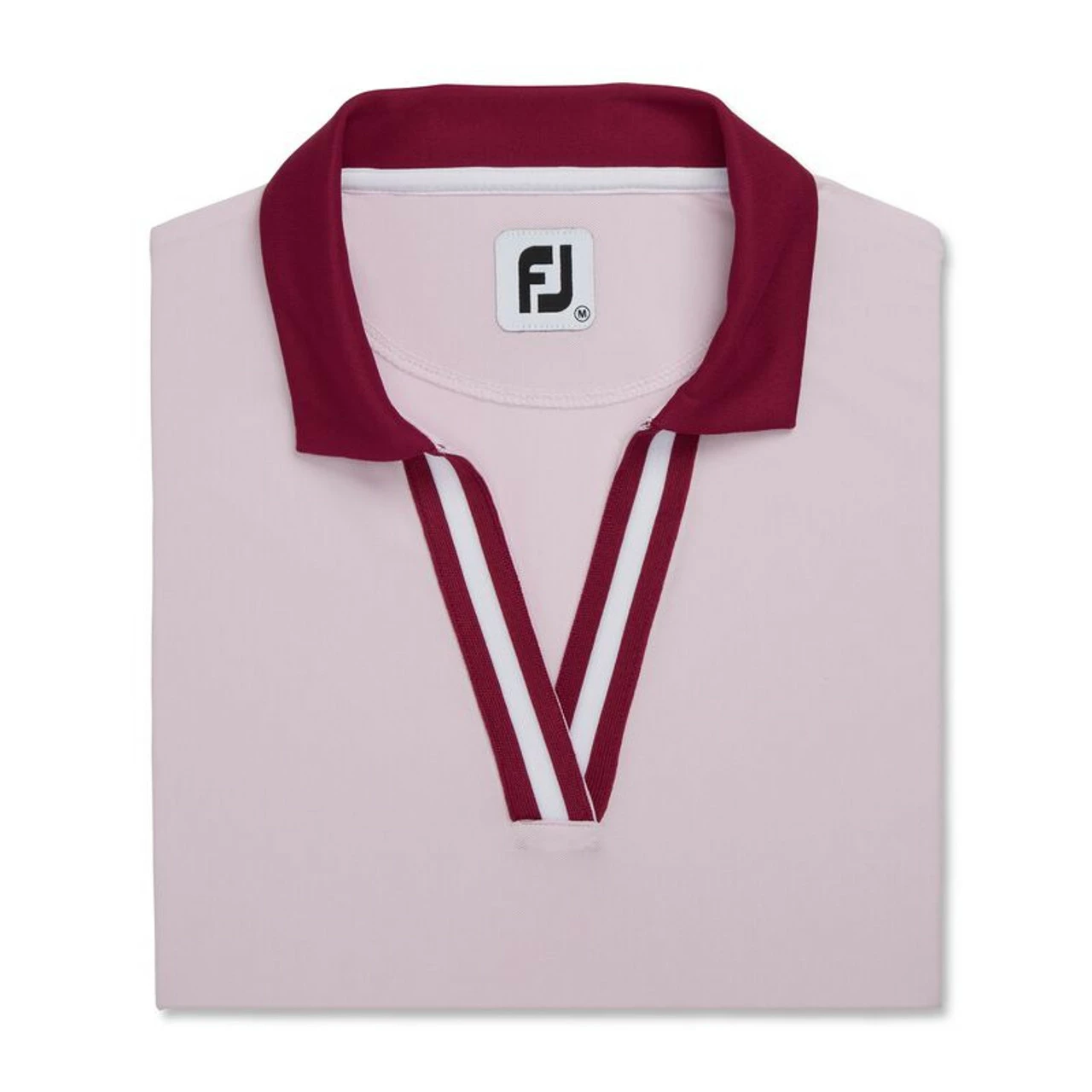 FootJoy Golf FootJoy Womens SS Stripe Ribbon Trim Shirt - Image 6