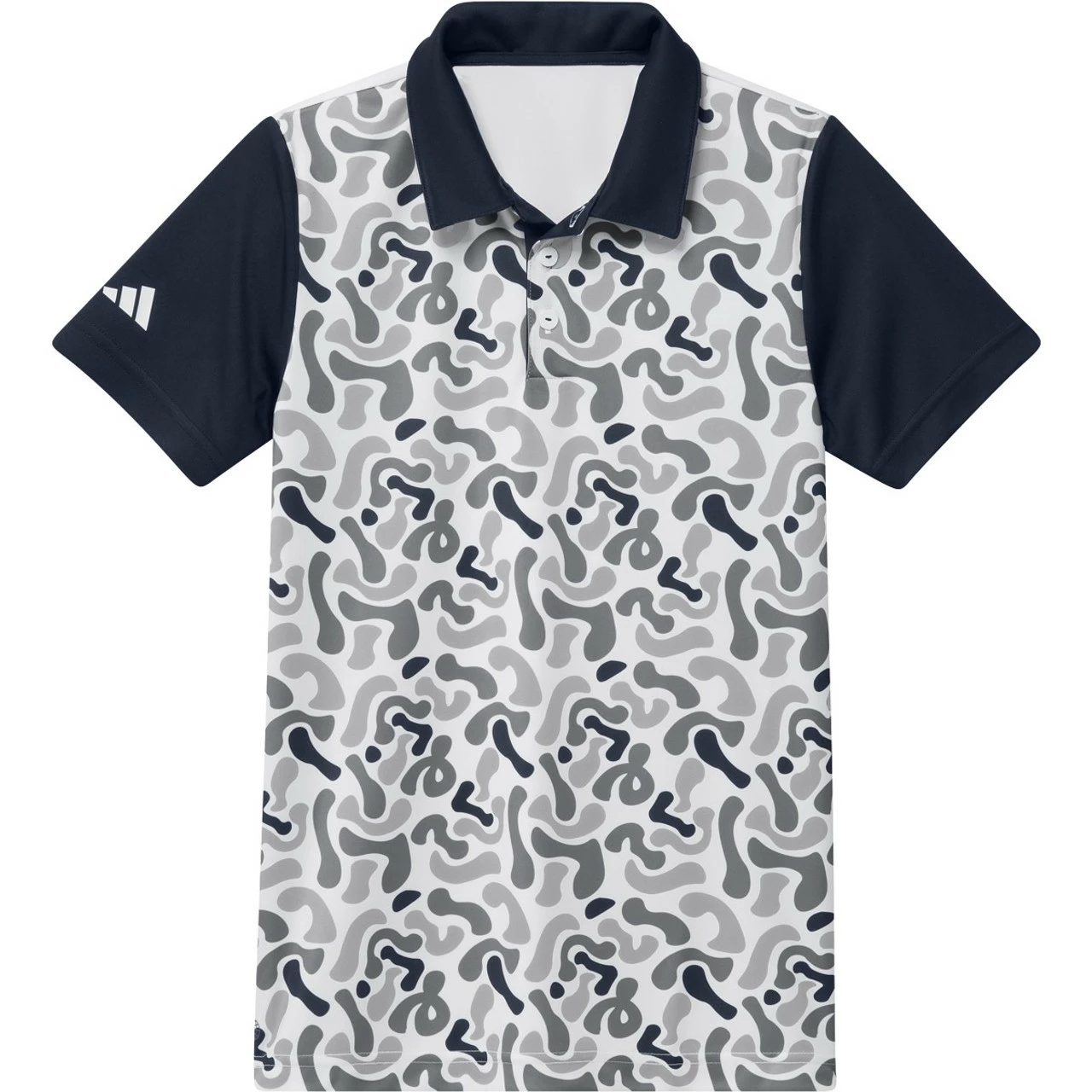 Adidas Golf Adidas Boys Camo Printed Polo - Image 2