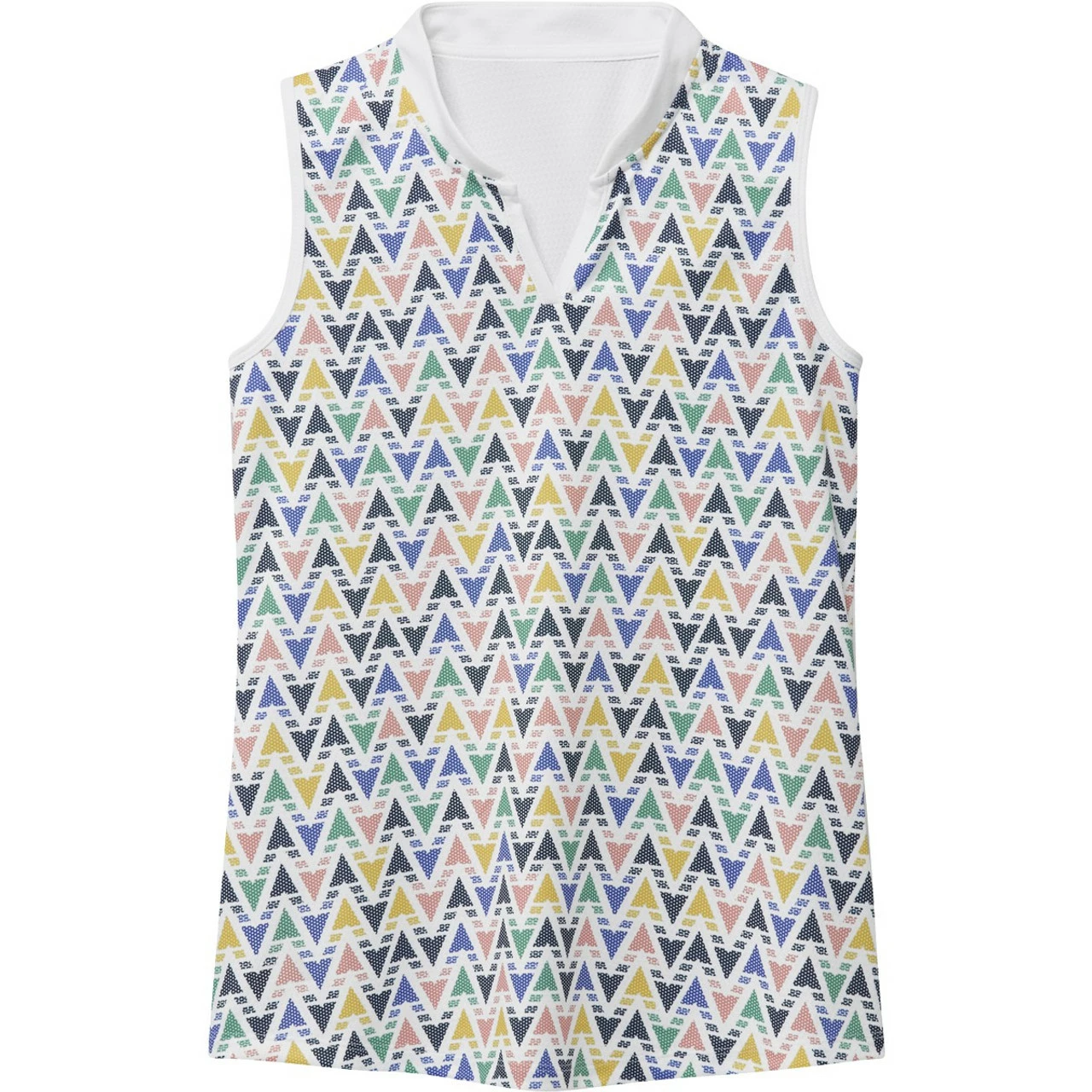 Adidas Golf Adidas Girls Heat.RDY Printed Sleeveless Polo