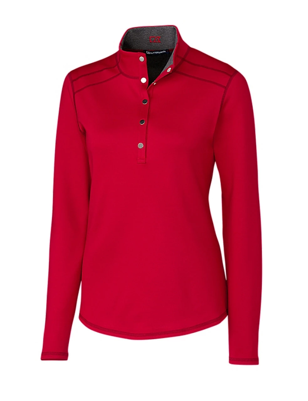 Cutter & Buck Ladies Long Sleeve Evergreen Reversible Overknit - Image 7
