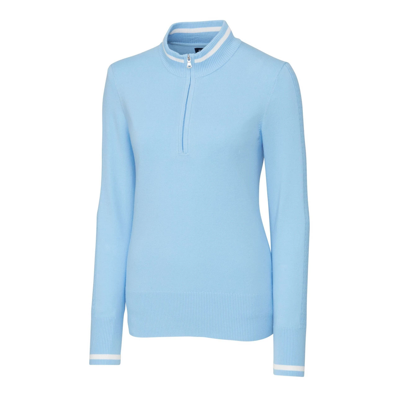 Cutter & Buck Ladies Lakemont Tipped Half Zip - Image 9