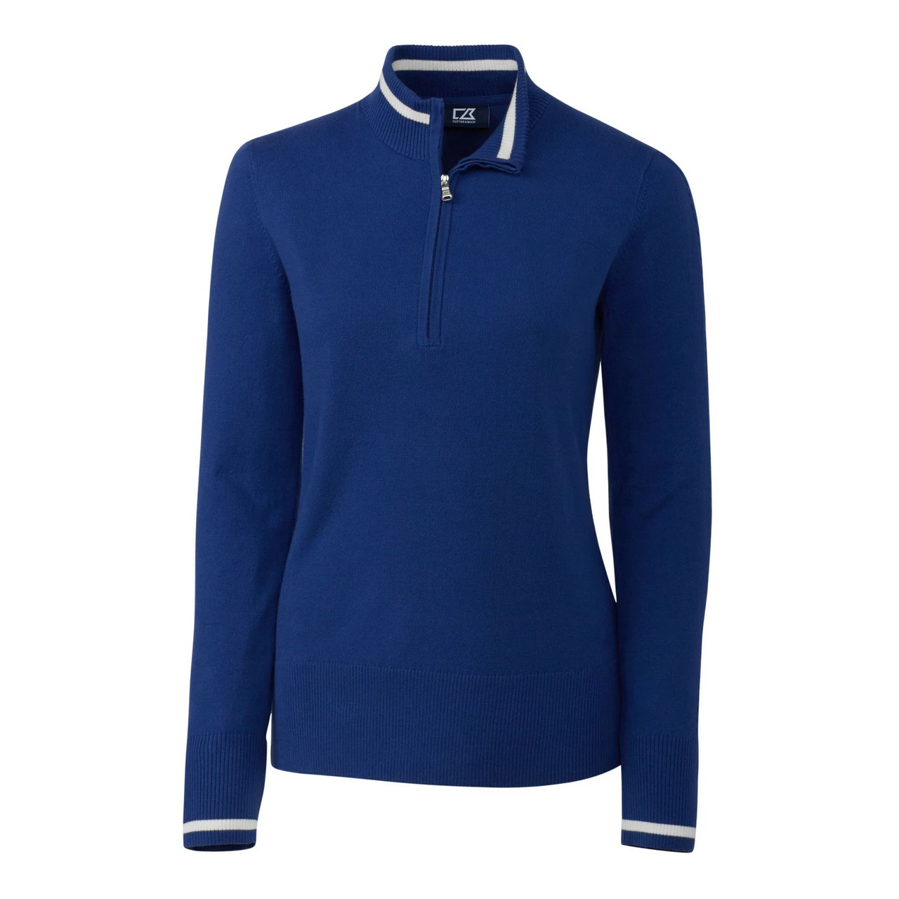 Cutter & Buck Ladies Lakemont Tipped Half Zip - Image 8