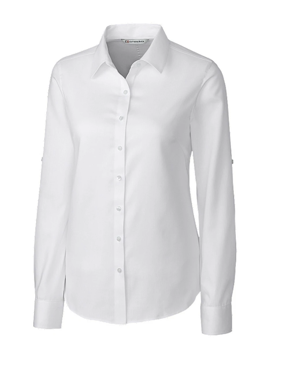 Cutter & Buck Women's Long Sleeve Epic Easy Care Mini Herringbone - Image 3