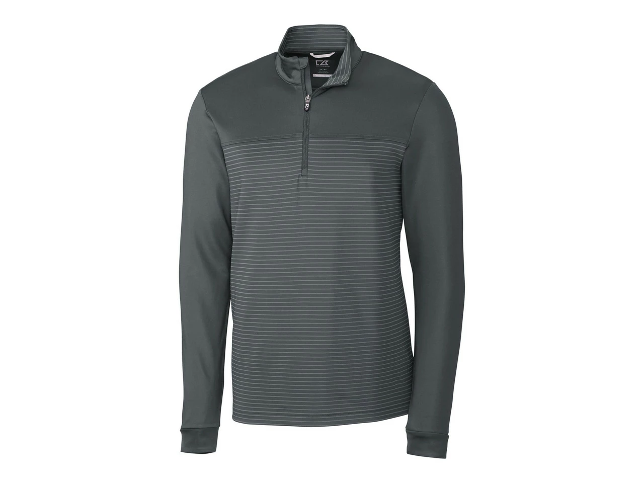 Cutter & Buck Traverse Stripe Half Zip - Image 4