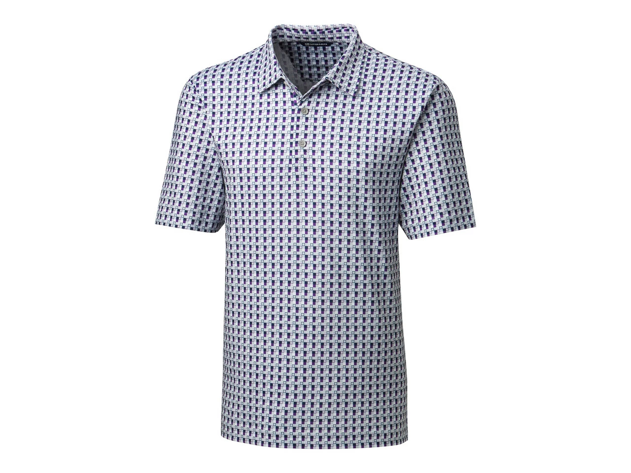 Cutter & Buck Pike Checkerboard Print Polo - Image 3