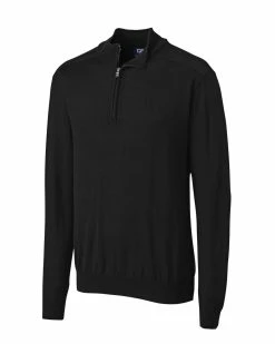 Cutter & Buck Long Sleeve Douglas Half Zip Mock - Big & Tall