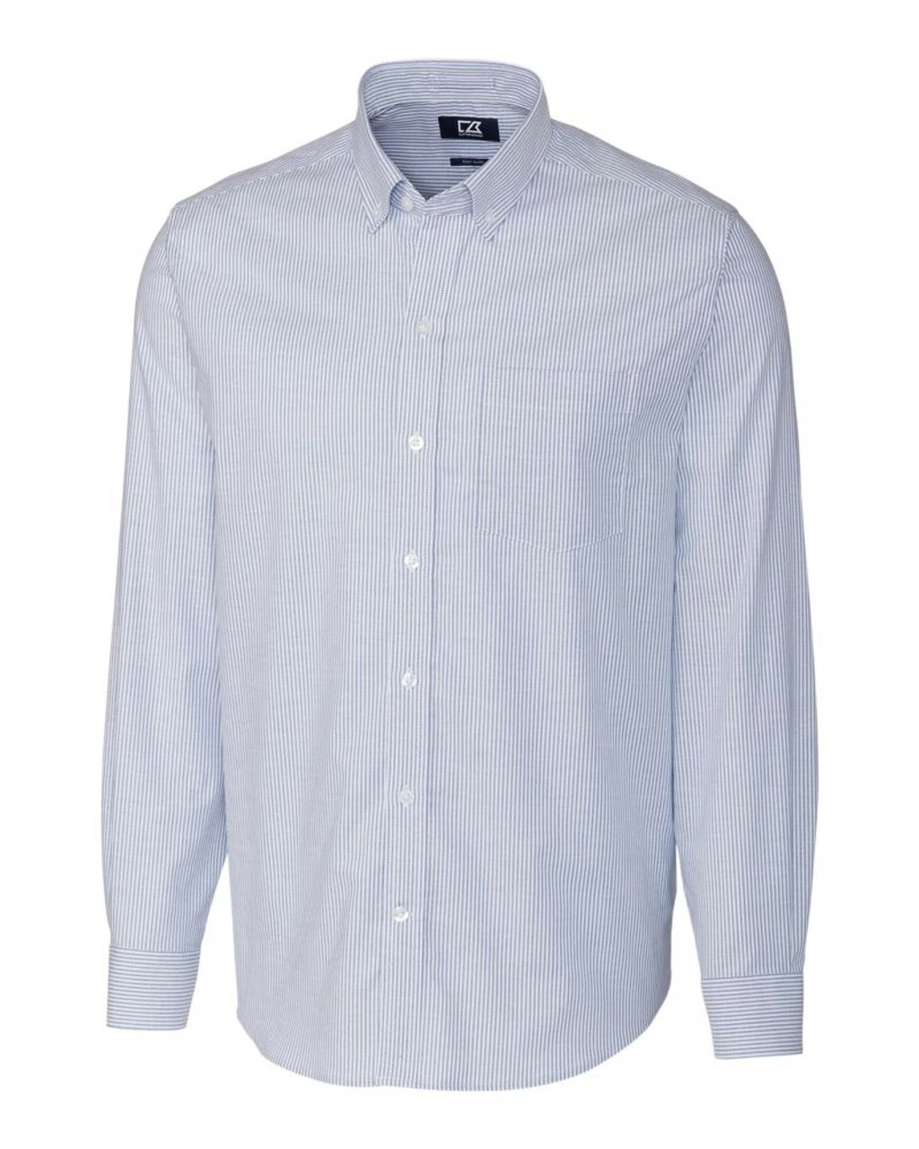 Cutter & Buck Long Sleeve Stretch Oxford Stripe Shirt - Image 3
