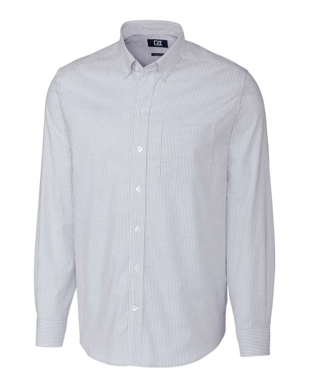 Cutter & Buck Long Sleeve Stretch Oxford Stripe Shirt - Image 4