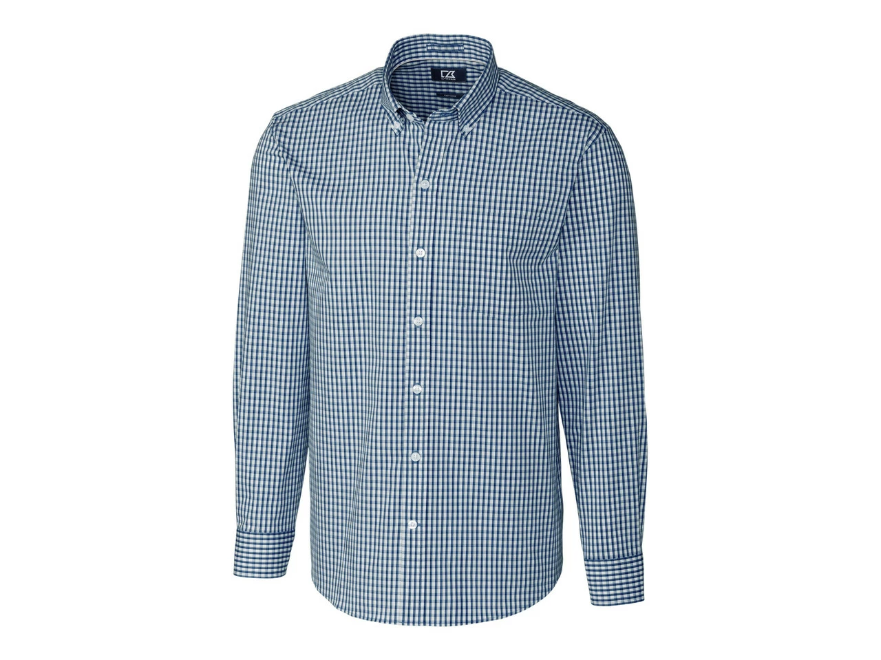 Cutter & Buck Long Sleeve Stretch Gingham - Big & Tall - Image 3