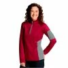 Cutter & Buck Ladies Shaw Hybrid Half Zip