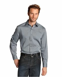 Cutter & Buck Herringbone Long Sleeve Shirt