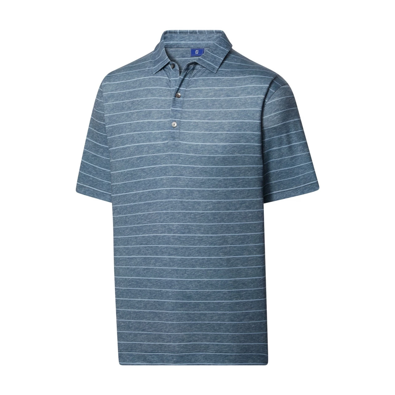 FootJoy Golf FootJoy DriRelease Open Stripe Jersey Self Collar Athletic Fit Polo - Image 3